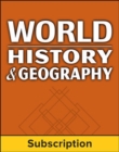 Image for World History and Geography, Student Suite, 1-year subscription