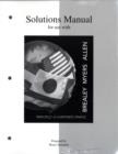 Image for Solutions Manual for Use with CD : AND Alternative Solution Manual CD