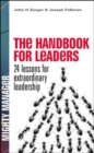 Image for The Handbook for Leaders: 24 Lessons for Extraordinary Leadership