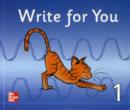 Image for WRITE FOR YOU HANDWRITING FOR PRIMARY EF