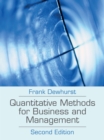Image for EBOOK: Quantitative Methods for Business and Management
