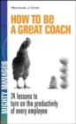 Image for How to be a great coach