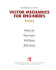 Image for EBOOK: Vector Mechanics for Engineers: Statics (SI)