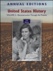 Image for Annual Editions: United States History