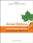 Image for Annual Editions : United States History : Volume 2 : Reconstruction Through the Present