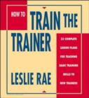 Image for How To Train The Trainer