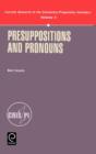 Image for Presuppositions and Pronouns