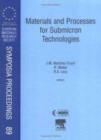 Image for Materials and Processes for Submicron Technologies : Volume 89