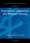 Image for Ergonomics guidelines and problem solving : Volume 1