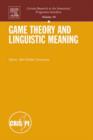 Image for Game Theory and Linguistic Meaning