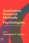 Image for Qualitative research methods for psychologists: introduction through empirical studies