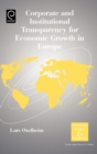 Image for Corporate and institutional transparency for economic growth in Europe