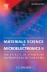 Image for Materials science in microelectronics