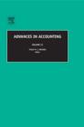 Image for Advances in accounting. : Vol. 21