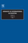 Image for Advances in international accounting.
