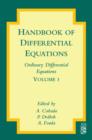 Image for Handbook of differential equations.: (Ordinary differential equations.)
