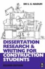 Image for Dissertation research and writing for construction students