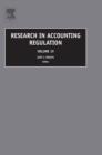 Image for Research in accounting regulation. : Vol. 19