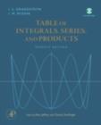 Image for Table of integrals, series and products