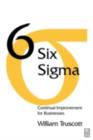 Image for Six sigma: continual improvement for businesses : a practical guide