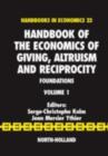 Image for Handbook on the economics of giving, reciprocity and altruism