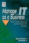 Image for Manage IT as a Business