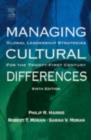 Image for Managing cultural differences.: (Global leadership strategies for the 21st century.)