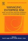 Image for Managing enterprise risk: what the electric industry experience implies for contemporary business