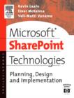 Image for Microsoft SharePoint technologies: planning, design, and implementation