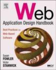 Image for Web application design handbook: best practices for web-based software