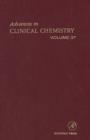 Image for Advances in clinical chemistry. : Vol. 37