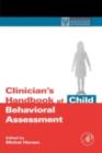 Image for Clinician&#39;s handbook of child behavioral assessment