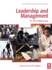 Image for Leadership and management for HR professionals.