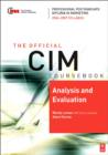 Image for CIM Professional Postgraduate Diploma in Marketing.:  (Analysis and evaluation.)