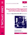 Image for Organisational management and information systems: managerial level