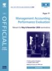 Image for Management accounting - performance evaluation.