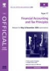 Image for Financial accounting and tax principles.