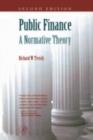 Image for Public finance: a normative theory
