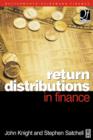 Image for Return distributions in finance
