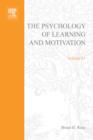Image for Psychology of Learning and Motivation: Advances in Research and Theory : 41