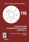 Image for Catalysis and automotive pollution control IV: proceedings of the Fourth International Symposium (CAPoC4), Brussels, Belgium, April 9-11, 1997