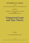 Image for Categorical Logic and Type Theory