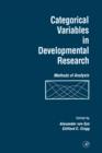 Image for Categorical variables in developmental research: methods of analysis