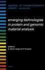 Image for Emerging technologies in protein and genomic material analysis