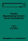 Image for Flexible manufacturing systems: recent developments
