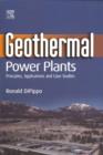 Image for Geothermal power plants: principles, applications and case studies