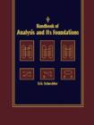 Image for Handbook of Analysis and Its Foundations