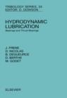Image for Hydrodynamic lubrication: bearings and thrust bearings