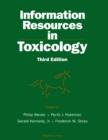 Image for Information resources in toxicology