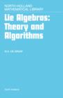 Image for Lie algebras: theory and algorithms